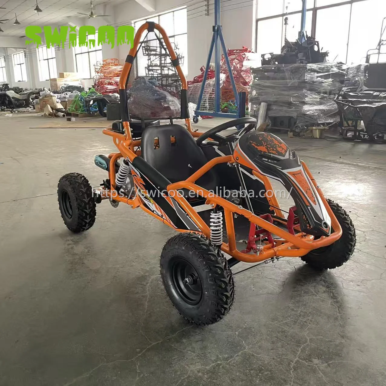 Quality Guaranteed 500W Go Kart Leisure Vehicle Scenic Spot Transport Easy To Drive For Amusement Park