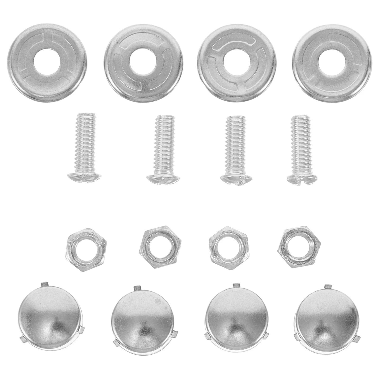 

2 Packs Stainless Steel License Plate Screws Durable Lightweight Universal Car Mounting Hardware Clips Bolts Fasteners Kit