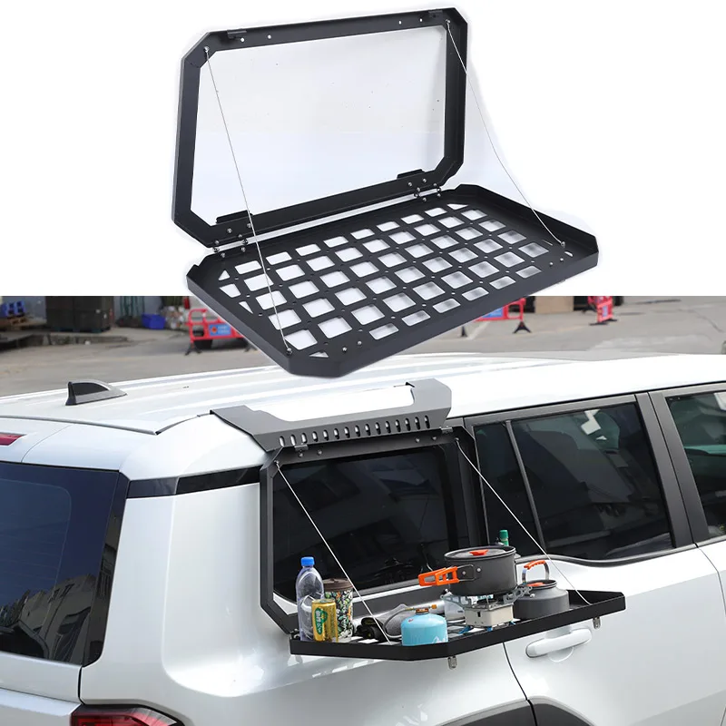 

Складная рамка для Toyota Land Cruiser Prado 250 LC250 2024 2025, автомобильное заднее стекло, защитная полка, стеллажи для хранения, автомобильные аксессуары