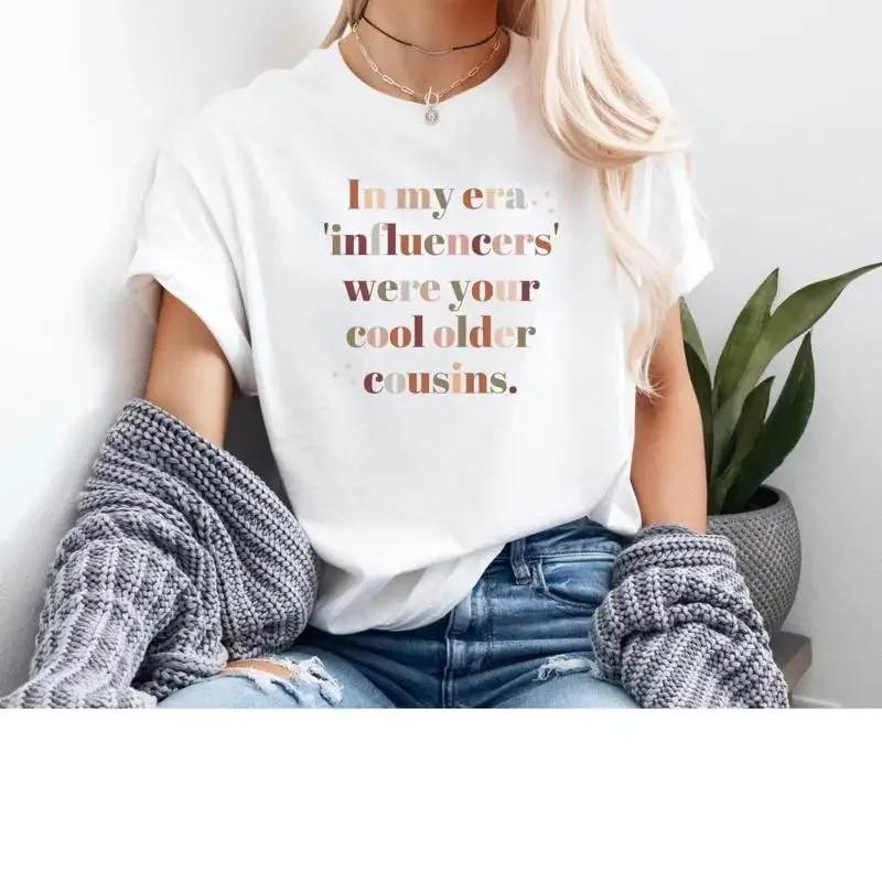 Funny Quote T Shirt 70s Retro Influencer Family Humor Vintage Inspired Top