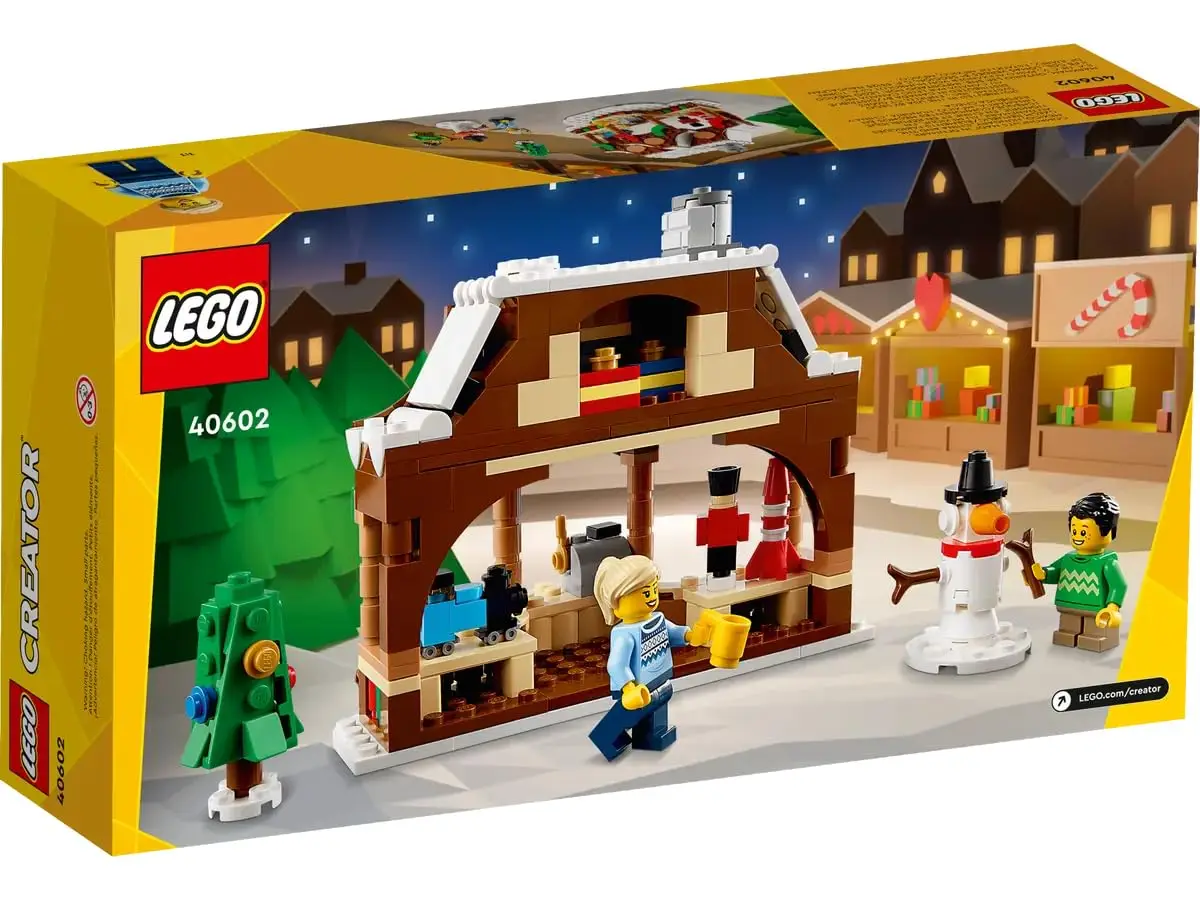 LEGO 40602 Winter Market Stall GWP Building Toy Set for Kids, Toddler Boys and Girls Ages 8+ (271 pcs)