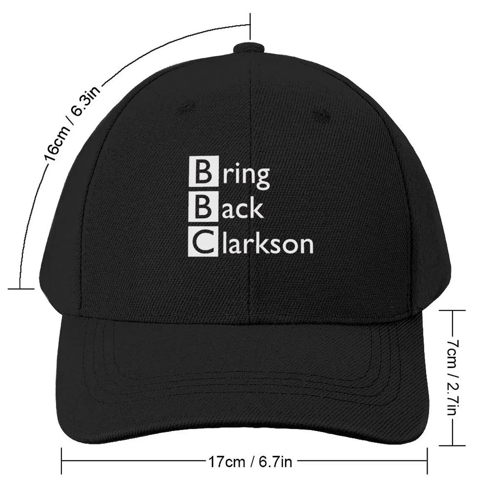 Bring Back Clarkson 3 Baseball Cap Uv Protection Solar Hat Gentleman Hat Sunscreen Boy Women's