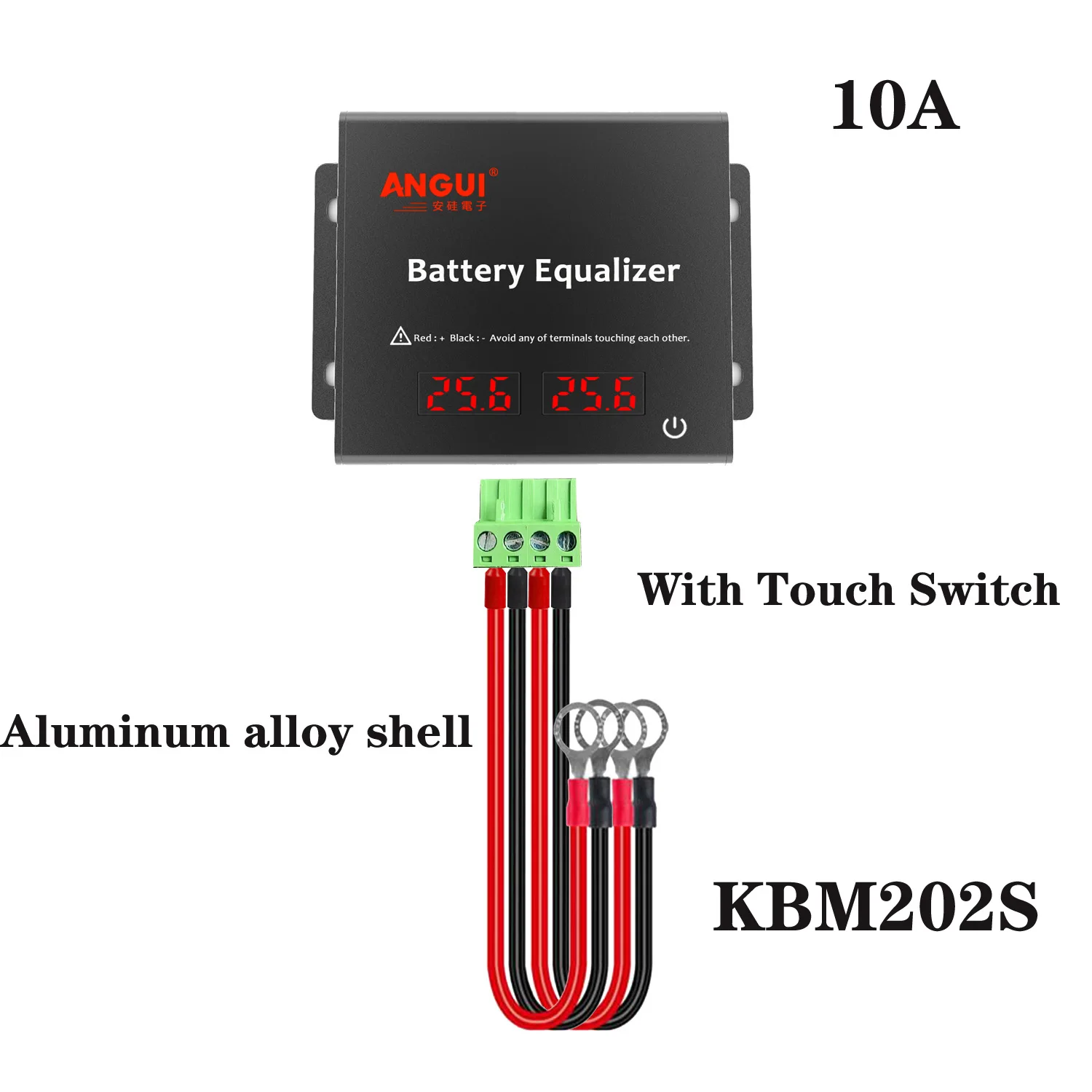 ANGUI Batterij Equalizer BM202S 2 x 24V Batterijen 24V 48V LTO NCM LFP 2P Actieve Spanningsbalancer Lader Ontladingsregelaar 2S