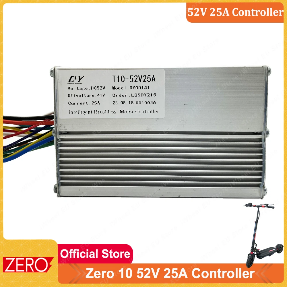 Original Zero 10 52V 25A Controller Only Suit for Zero 10 52V 18.2Ah Battery 1000W Single Motor Zero 10 Electric Scooter