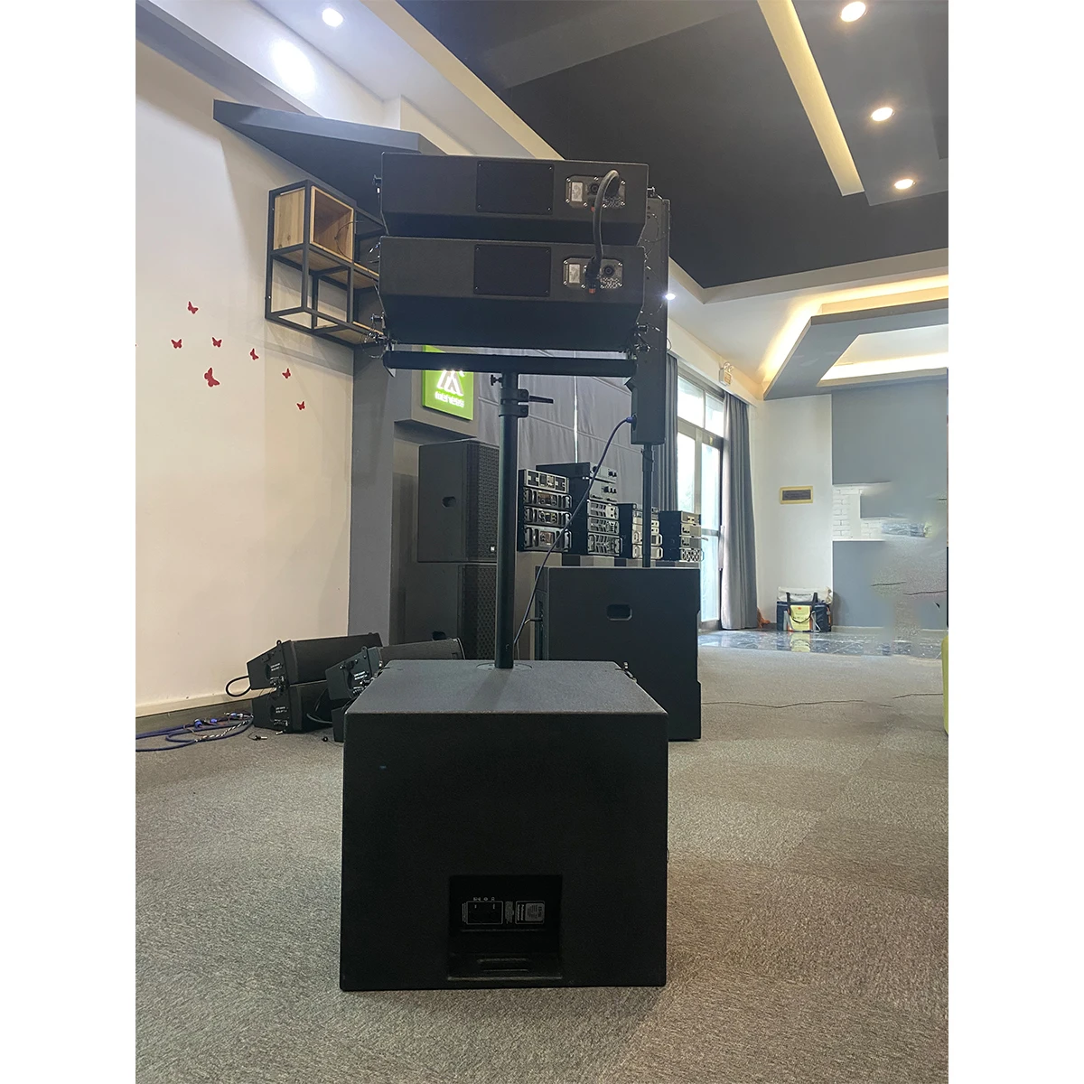 Multi-size Horn Passive Line Array Cabinet For Outdoor DJ Stage Live Performance PA Equipment
