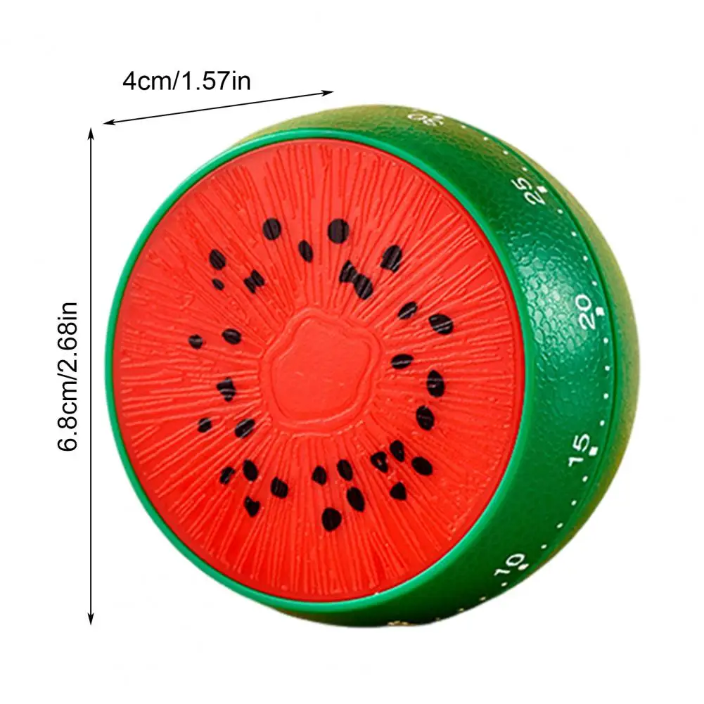 

Unique Kitchen Gadget Fruit Shaped Magnetic Kitchen Timer with Loud Alarm for Time Management Classroom Cooking Kitchen