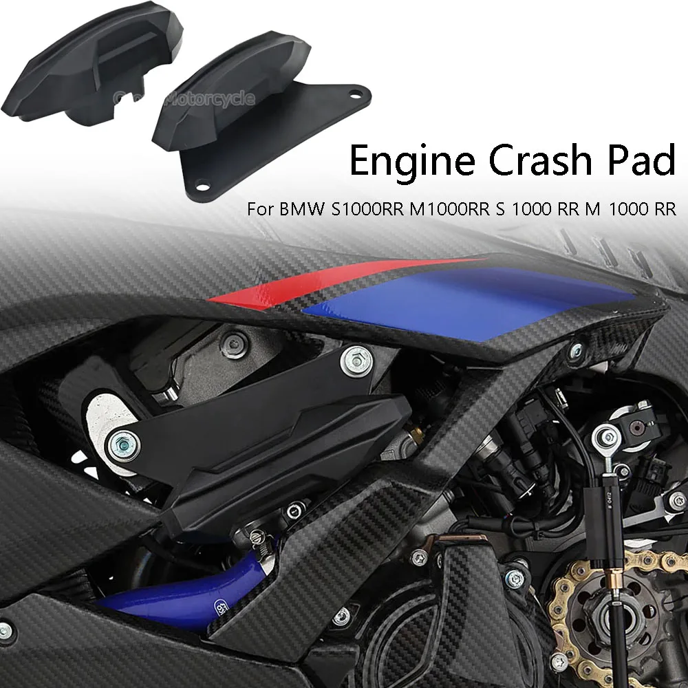 

2019-2022 For BMW S1000RR M1000RR Motorcycle Frame Sliders Pad Protector Anti-Fall Glue Falling Protection Pads Set M S 1000 RR