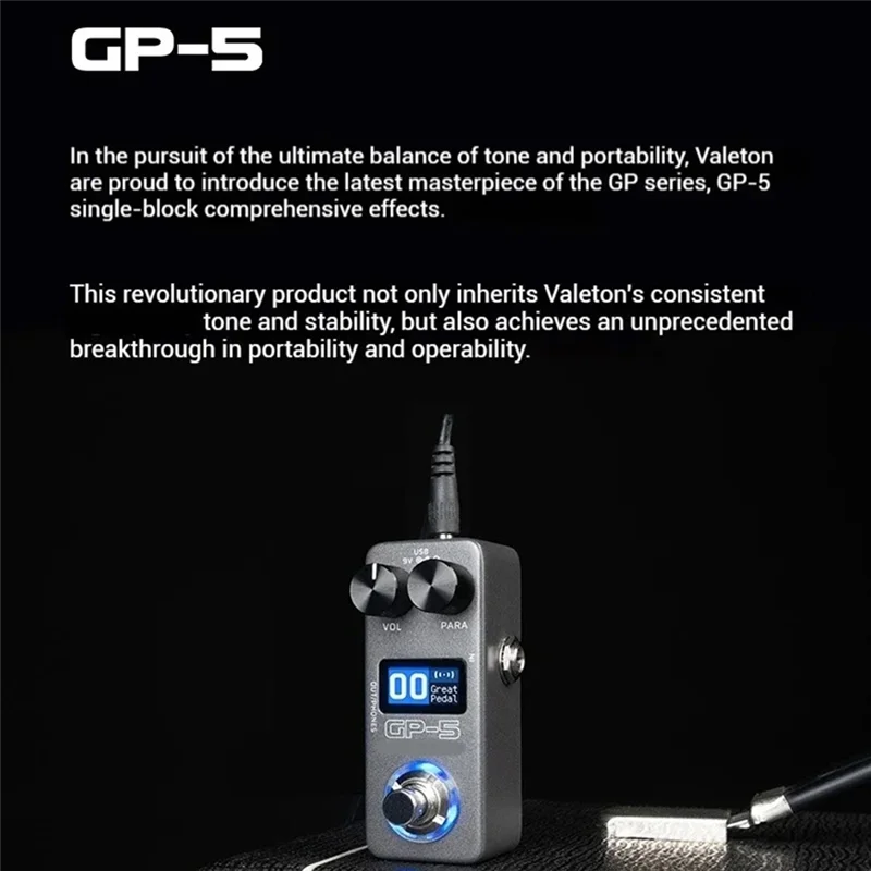 【Summer Sale】Multi-Effects Processor NAM&IR Loader Supports Loading Enclosure Third-Party IR Files Portable Bluetooth Effects Pe
