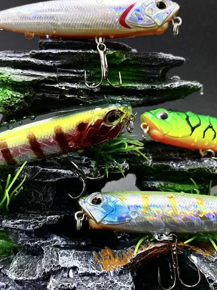 85mm 11g pływająca przynęta ołówkowa Topwater spacery z psami słodkowodna przynęta Wobbler na szczupaka Bass sztuczne twarde przynęty — zdjęcie 2