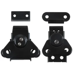 1PC Butterfly Shape Luggage Twist Latch Catch Clamp Hasps and Keeper Wooden Box Suitcase Flight Case Buckle Rotary Lock Black