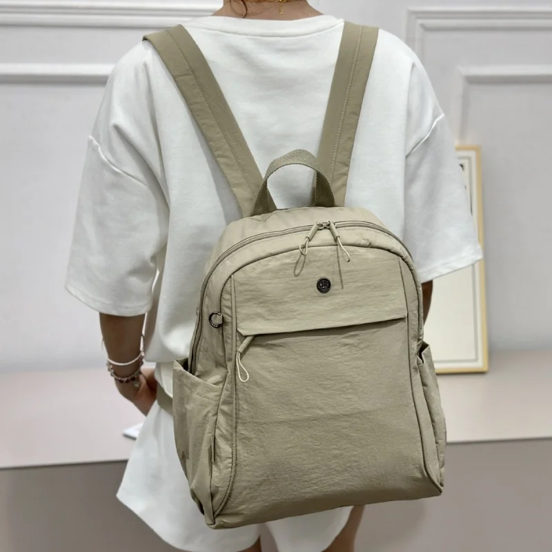 Retro-style double-shoulder bag, new model backpack, ultra-lightweight, waterproof, backpack for commuting, double-shoulder bag