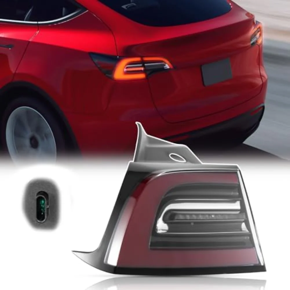 

For Tesla Model 3 17-20 Car Rear Lamp Turn Signal Running Outer Taillight 107739700G 1077397800 Replacement Car Lights