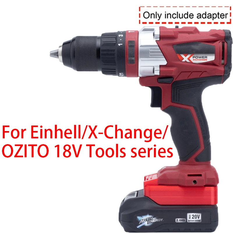 Batterie adapter für einhell/x-change/ozito 18V Li-Ionen-Werkzeuge für ferrex 20V Liion batterie betriebenes Werkzeug zubehör