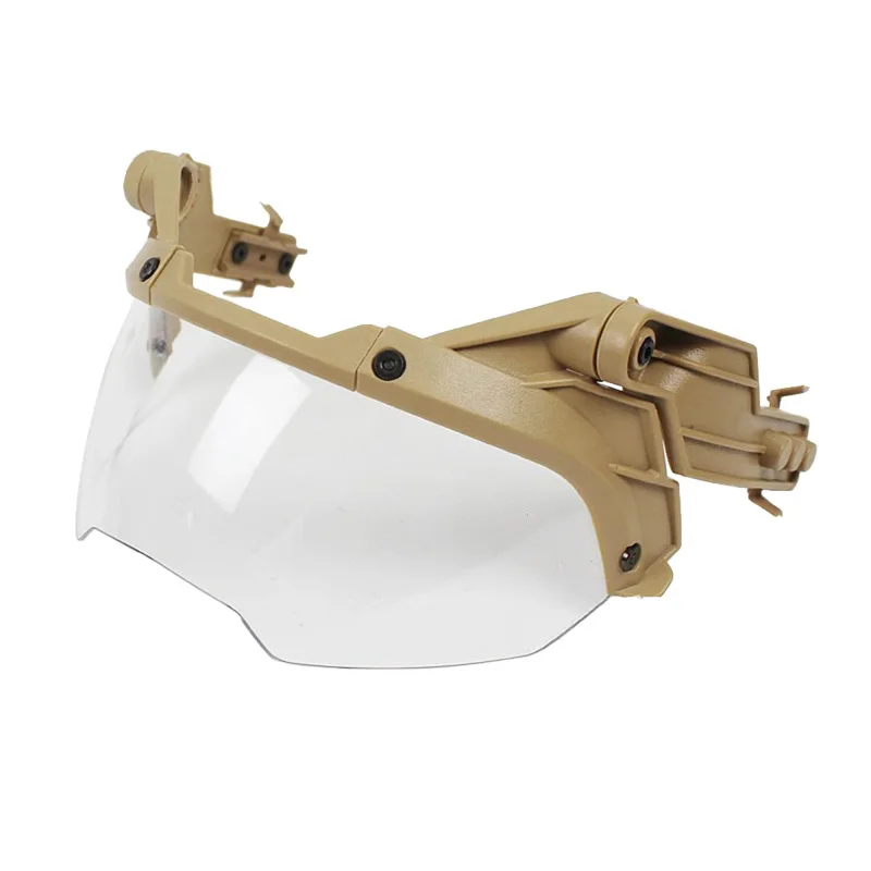 Adjustable Tactical Helmet Guide OP Goggles Detachable FAST MICH Helmet Anti Fog and Anti Riot OP CS Protective Goggles