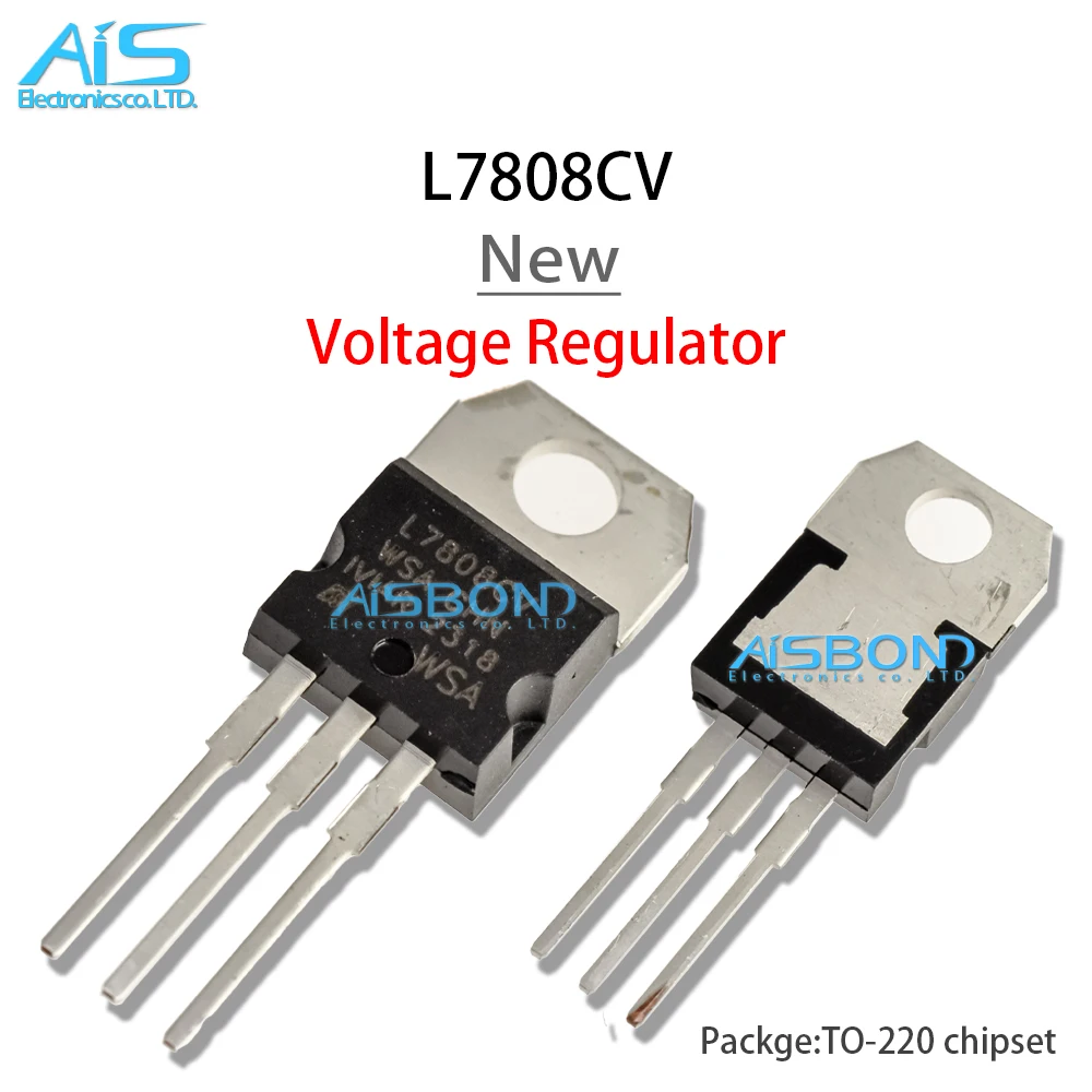 10Pcs/Lot New L7805CV L7806CV L7808CV L7809CV L7812CV L7815CV L7818CV L7824CV TO-220 Transistor Three Terminal Voltage Regulator