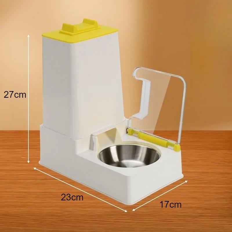 Automatic Cat Feeder Professional Cat Bowl Pet Feeder Stainless Steel Ceramic Bowls Feeder Kibble Pet Food Dispenser Feeders