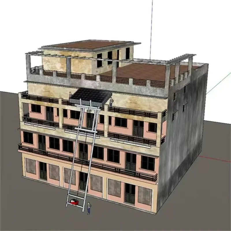 Customized Powerful Glass Window Door Lifter Solar Panel Lifting Elevator