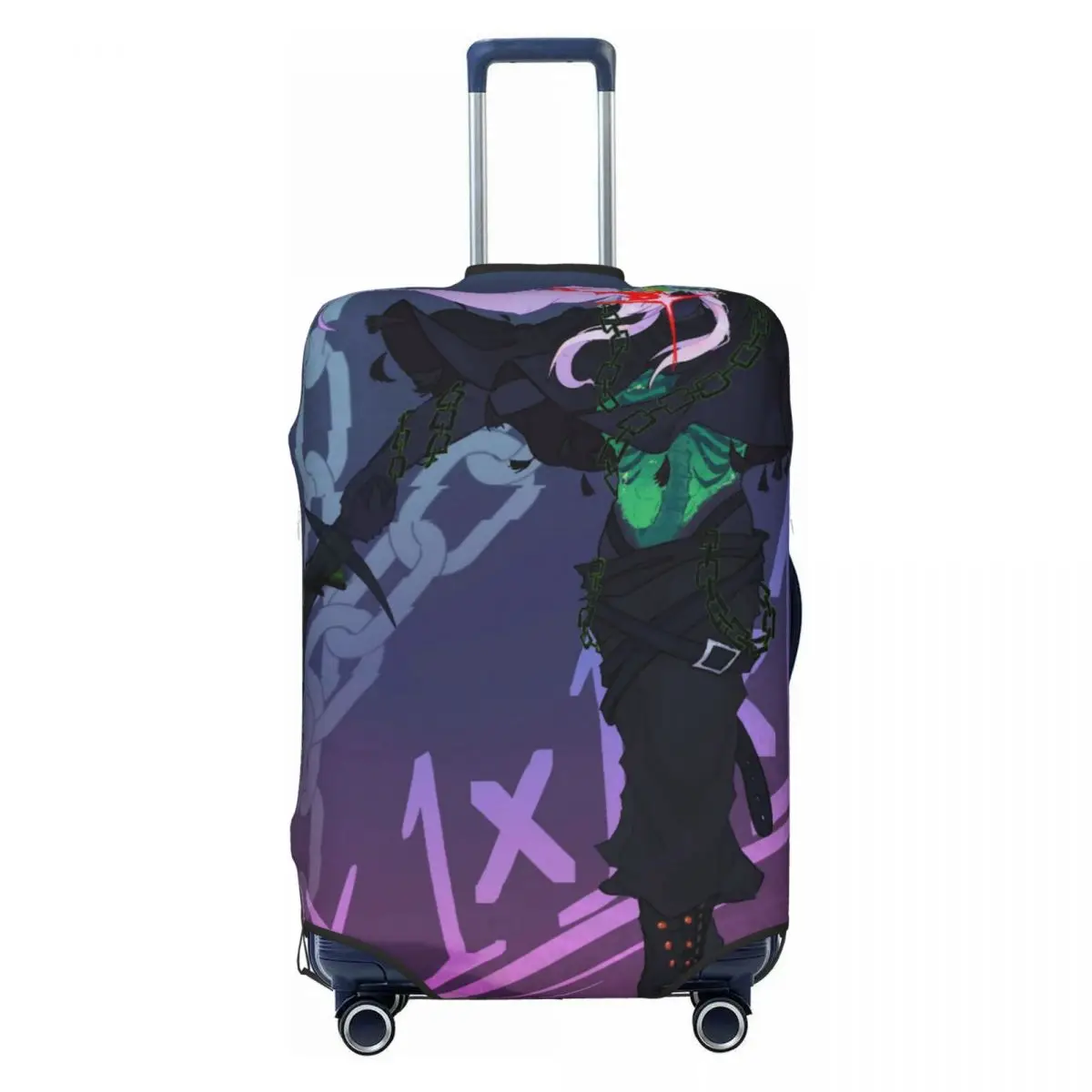 Forsaken 1x1x1x1 Suitcase Cover Fun Business Protector Luggage Case Flight