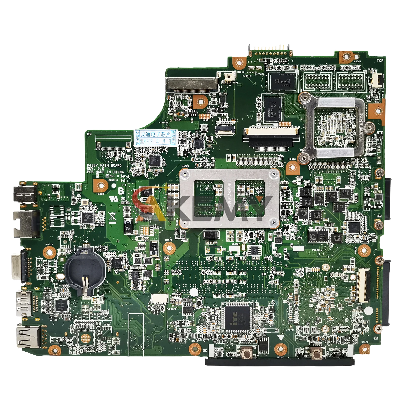 K43SV Laptop Motherboard Für ASUS K43SJ X43S K43SD K43SV K43SM K43S A43S Notebook Mainboard auf lager 100% tests OK schnelle versand