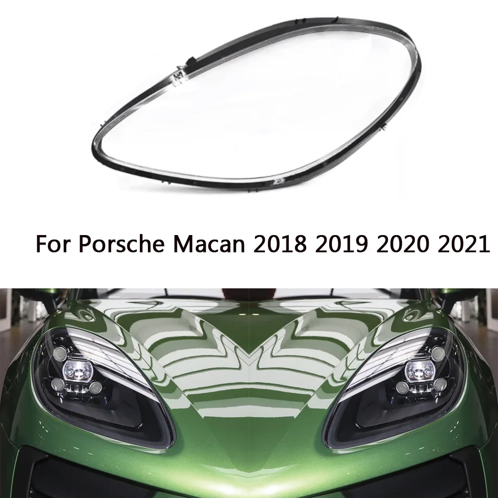 For Porsche Macan 2018 2019 2020 2021 2022 Car Headlight Shell Lamp Shade Lens Cover