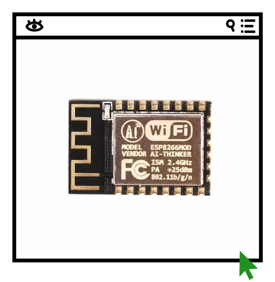 

2 шт. ESP-12F ESP8266 Serial WIFI — важный этап в развитии беспроводных модулей.