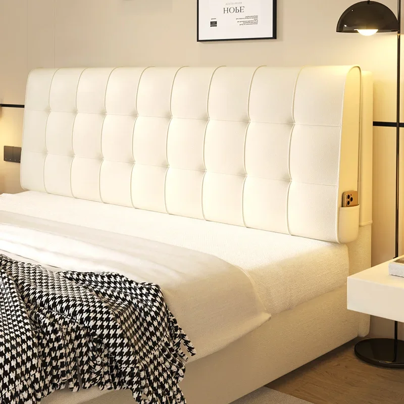 Luxury Bed Headboard Large Upholstered Back Cushion Soft Backrest Pillow New Style Bedroom Bedhead Board Soft Pack