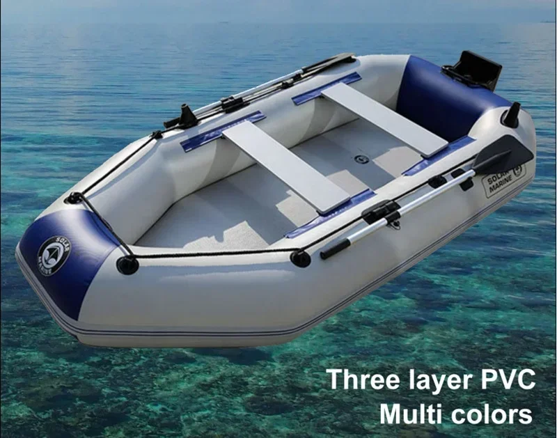 2022 New Pvc Inflatable Boat 4 Person Inflatable Rowing Boat With Paddles And Pump