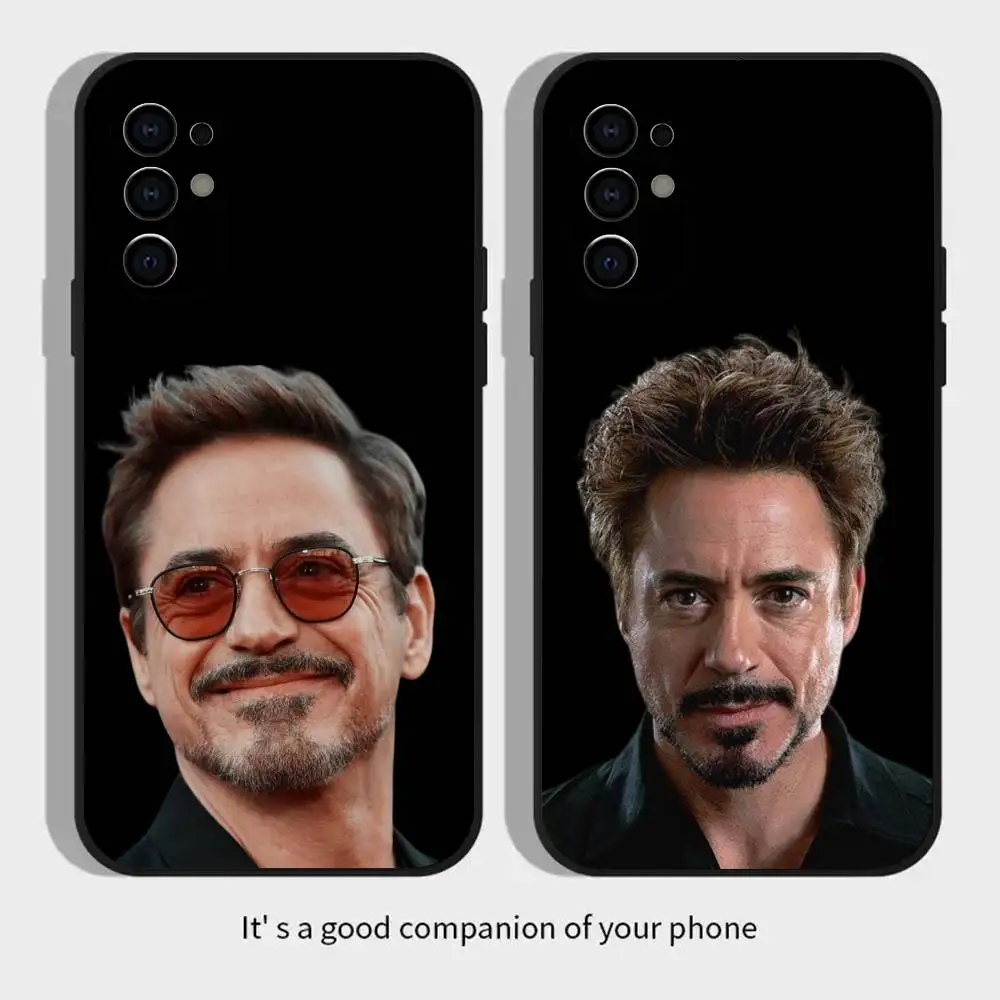 Robert Downey Jr Precise Hole TPU Printed Phone Case For Samsung Galaxy S26/S25/24/23/22/30/21/10/9,Ultra,Plus