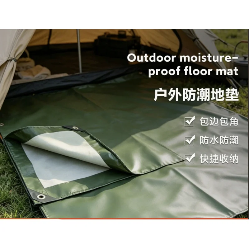 Heavy Duty Waterproof Tarpaulin UV Resistant Multipurpose Tarp Sheet with Reinforced Edge and Metal Grommets for Outdoor Camping