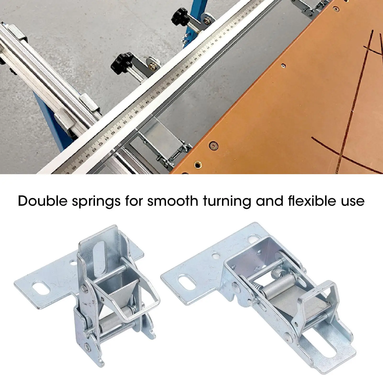 Sliding Table Saw Hinge Mechanism Iron Connector for Woodworking Tools