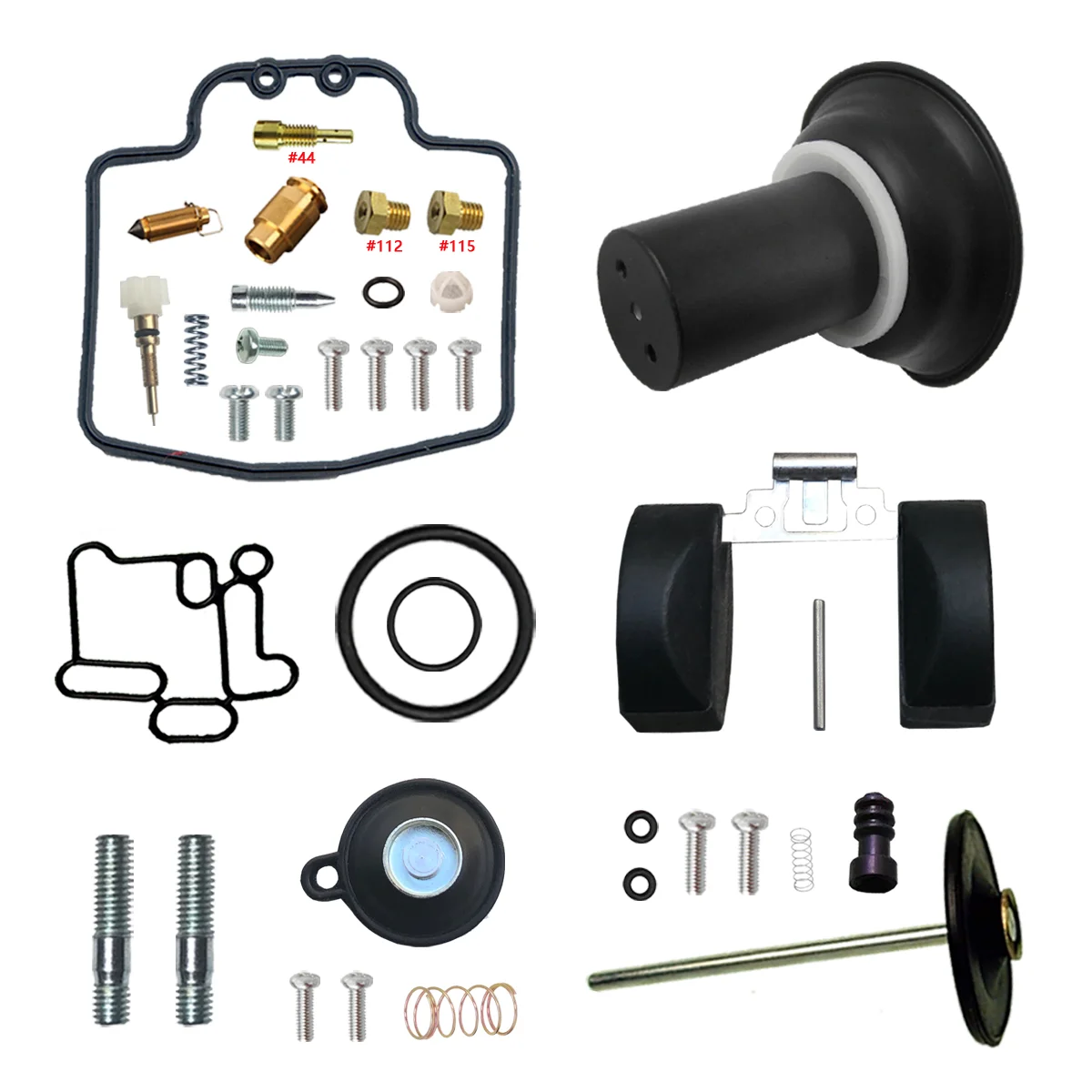 Yamaha MAJESTY SKYLINER YP180 YP180E 5XM 2003-2006 Carburetor Repair Kit Complete Scooter Accessories