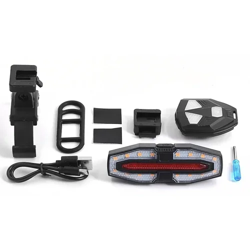 Imagen 2 del producto Luz trasera Universal de señal de giro para Xiaomi M365 Pro Pro2 Mi3 Mi4 para Kugoo M4 S1 S2 luz de freno para patinete eléctrico