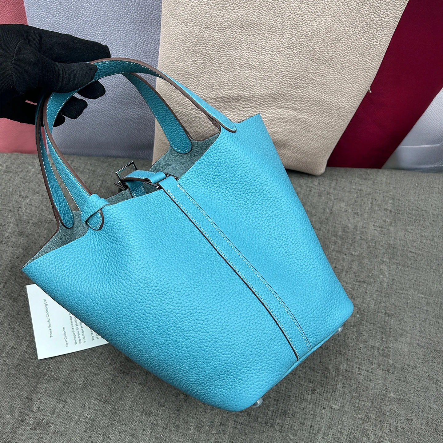 Thumbnail 2 - #7 Trending Soft Leather Bucket Bags Right Now