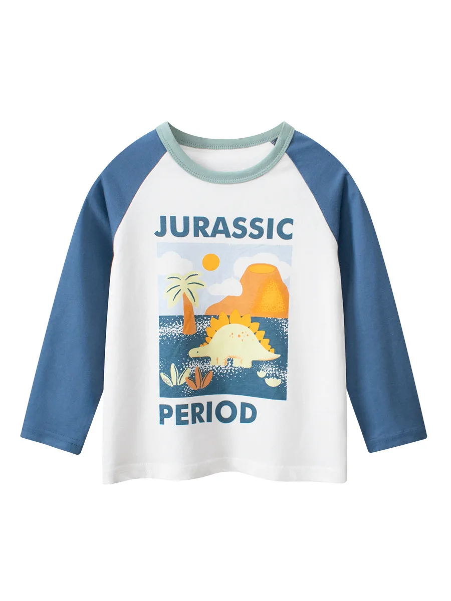 Boy's Long Sleeved T-Thirt Small And Medium Boy's Base T-shirt For Spring and Autumn