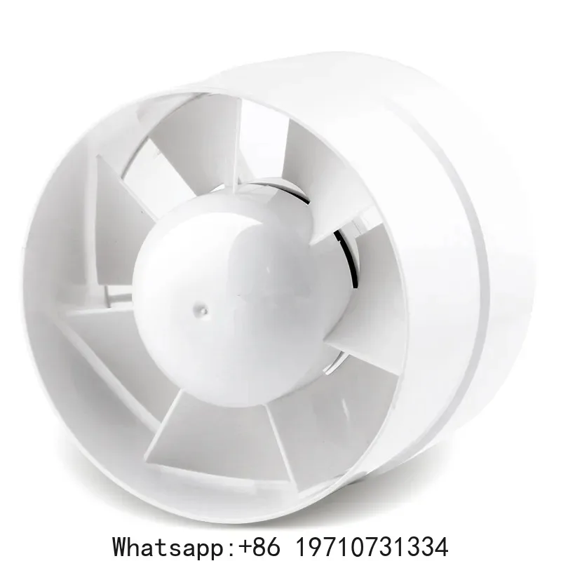 220V 4 Inch (100mm) Mini Inline Duct Fan for Bathroom Ceiling Exhaust