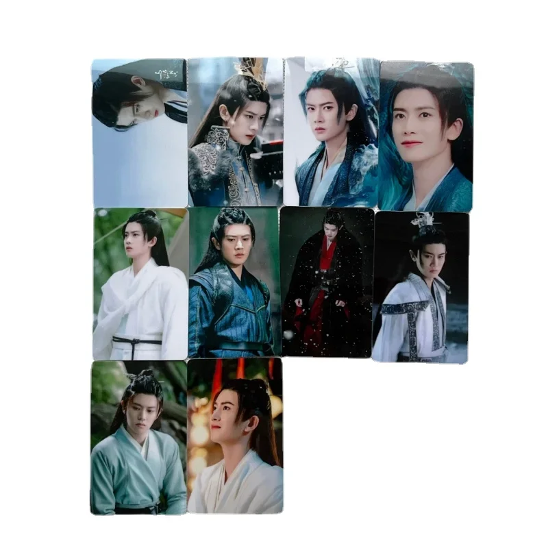 10PC/SET No Repeat  Ren Jialun HD Poster Card Stickers Allen All TV  Character Hand Account DIY Decor Materials Chang Yi Lu Yan