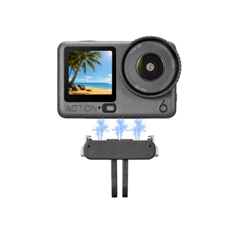 

For DJI Osmo Action 6 Nano Magnetic Two Claw Adapter 1/4 Thread Universal Port Action6 Camera Magnet Accessories