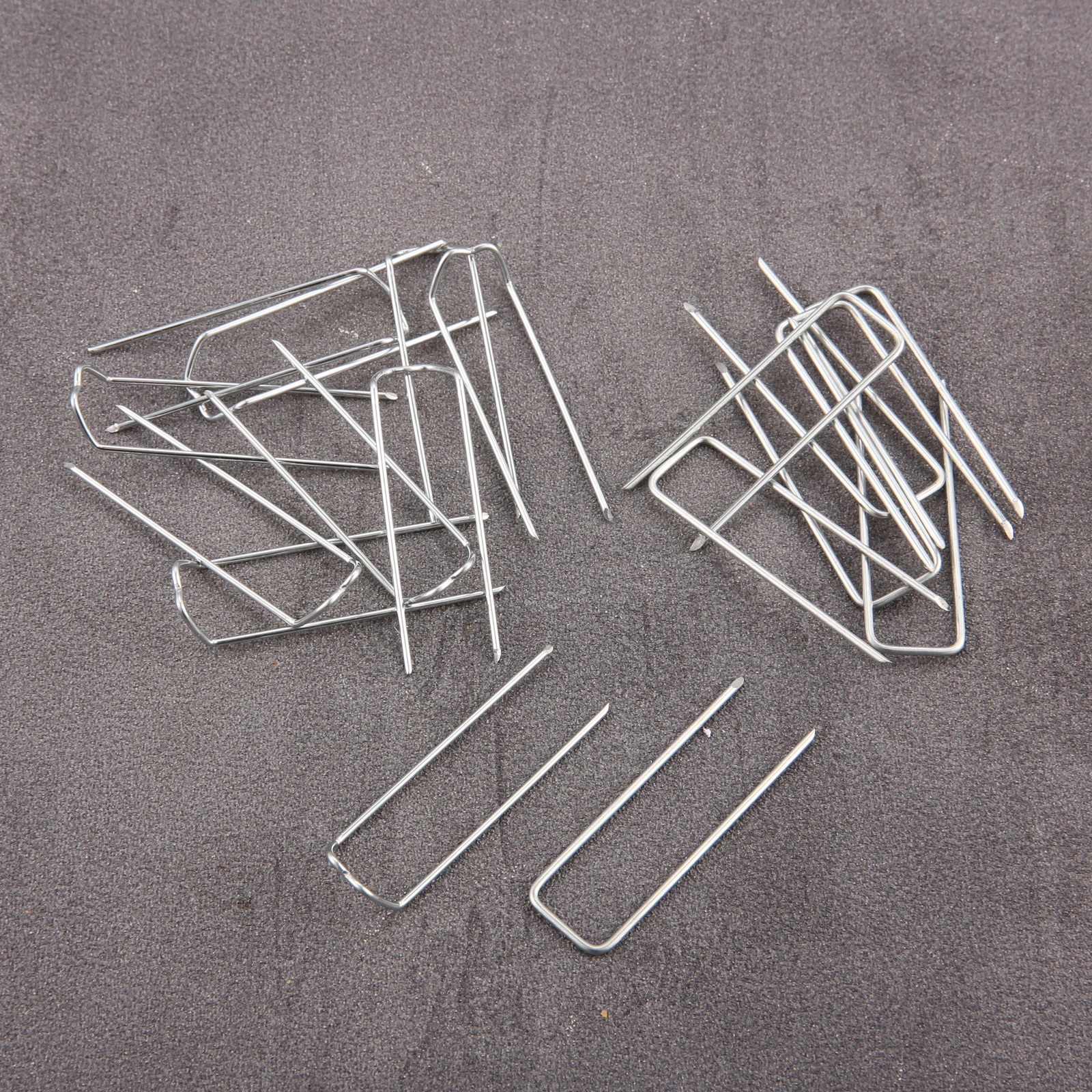 100pcs Galvanized M/U-Shaped Plant Greening Safety Pins Anti-Rust Buckle Flower Art Decoration Garden Vines Fixed Insertion Tool
