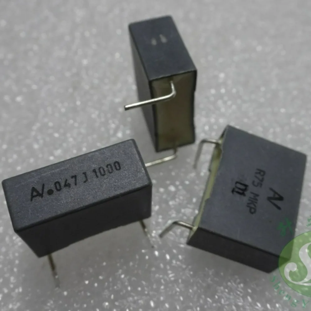 5pcs/lot AV MKP R75 0.047uf 1000V 47nf 473 J Brand New 15mm Film Capacitor (Custom Leads)