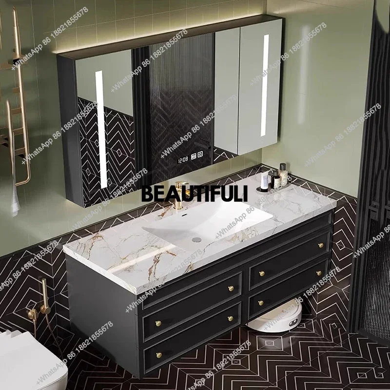 Hot sales Perfume Lighting Bathroom Cabinet Nordic Waterproof Bathroom Vanity Toilet Luxury Necklace Ergonomic Vestidores Home F