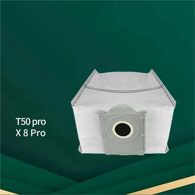 أكياس مكنسة SANQ بديلة لأكياس الغبار ECOVACS DEEBOT T50 X8 PRO Robot Vac Cleaner