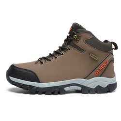 HIKEUP Botas Cuero Senderismo Hombre – Calzado Montaña Exterior