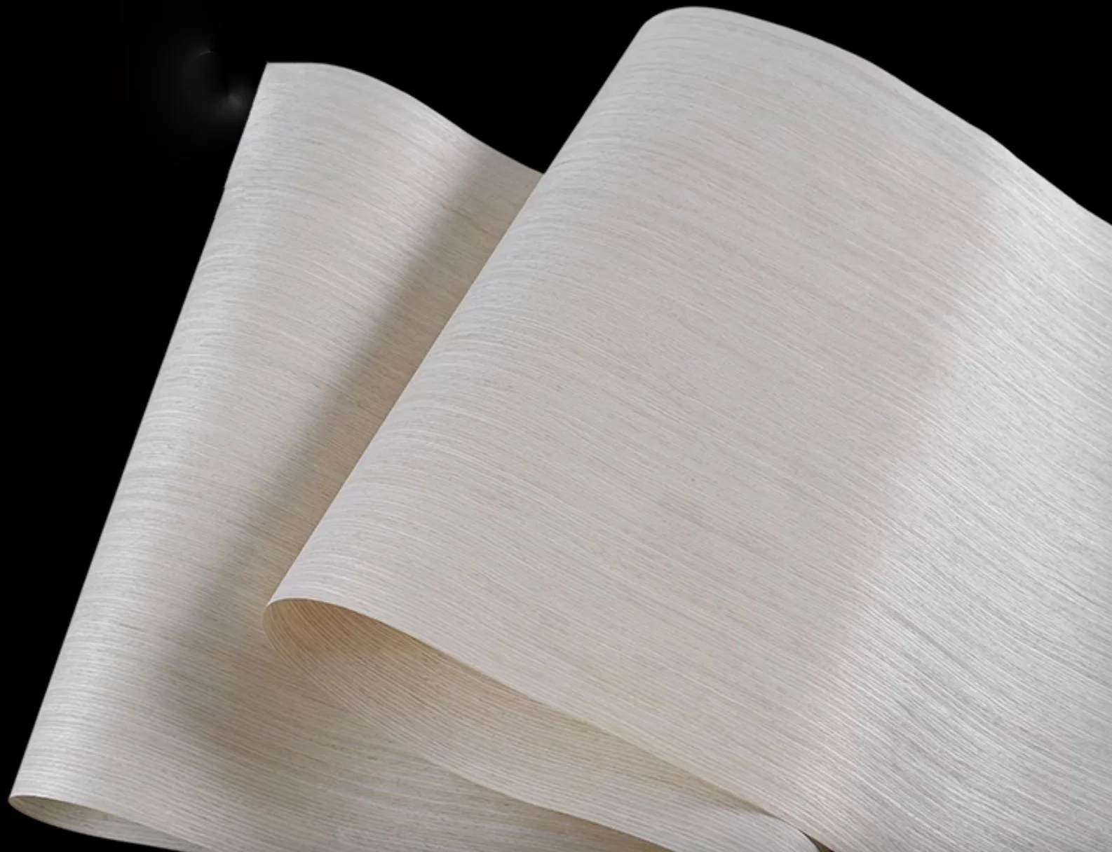 

Technology Reconstituted White oak straight grain Decorative Panel Wood Veneer (backing non-woven fabric)2.5x0.58metersx0.25mm
