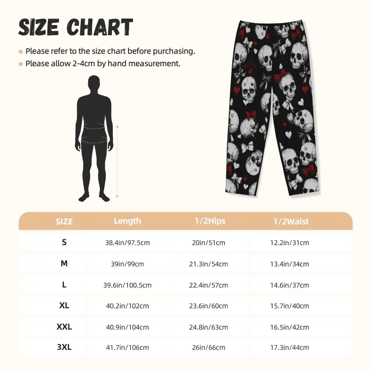 Halloween Gothic Girl's Lounge Pants Loose-Fit Victorian Goth Pajama Pants Dorm Sleepwear - view 5