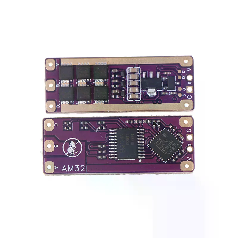 2-4S 32-bit ESC AM32 Enhanced Version 40A High Power Speed Regulator Support PWM Signal For Crawler Model Airplane Motors 1PCS