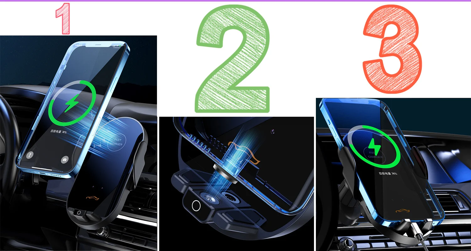 Spezielle Telefon Halter Für Citroen C5X C5 X 2022 2023 2024 2025 Magnetische Auto Telefon Halterung Smart Sensing Unsichtbare Basis zubehör – Detail 39