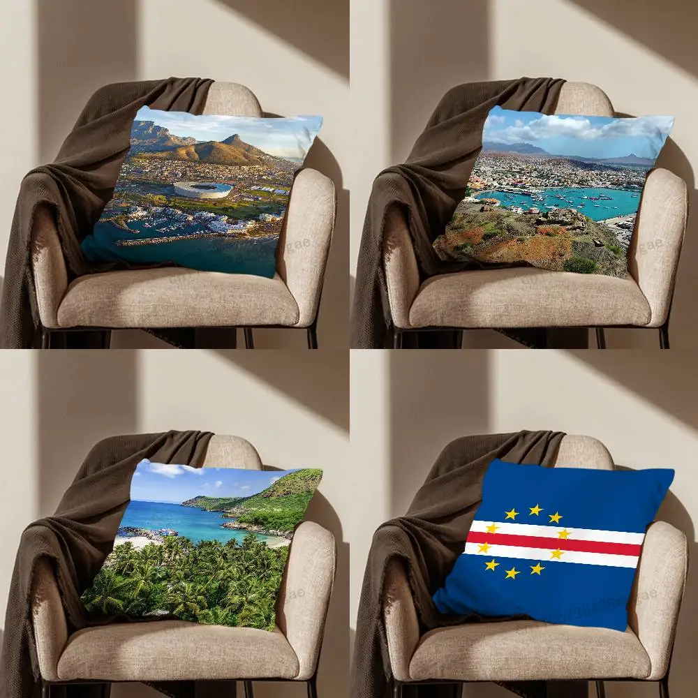 

landscape Africa Cape Verde Throw Pillow Case For 45*45cm,55*55cm,30*30cm For Home Bedroom Decoration And Protector