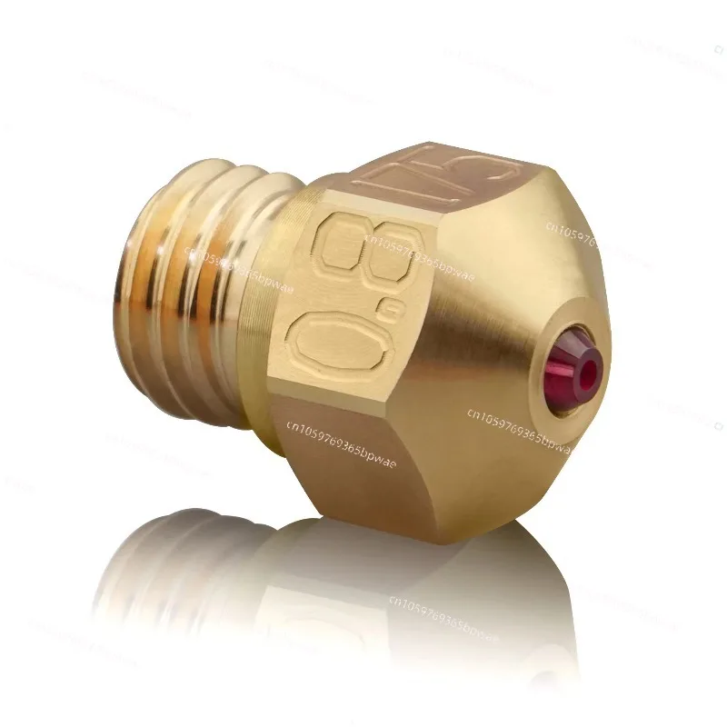3D Printer Accessories, Super Wear-resistant Ruby Nozzle, E3D-V6 MK8 M6 Thread Voron2.4
