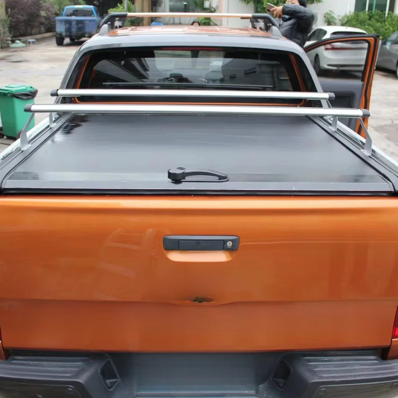 High Quality Manual Retractable Roller Shutter Waterproof Tonneau Cover Universal 4x4 Pickup Truck Exterior Parts