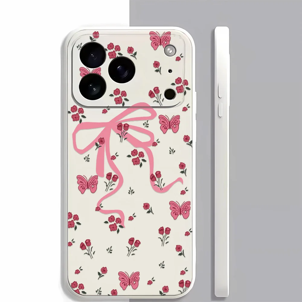 

Flower Phone Case for iPhone17Pro Max/17Pro/17/16/16Pro/15/14/13/12/11/Pro/Plus Fashion Friend Gift Aesthetic Phone Case